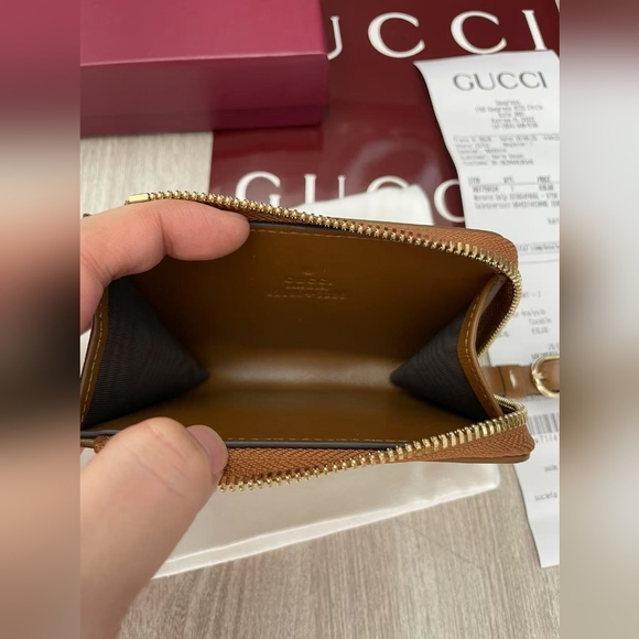 Gucci GG Emblem zip card case - Picture 10 of 12